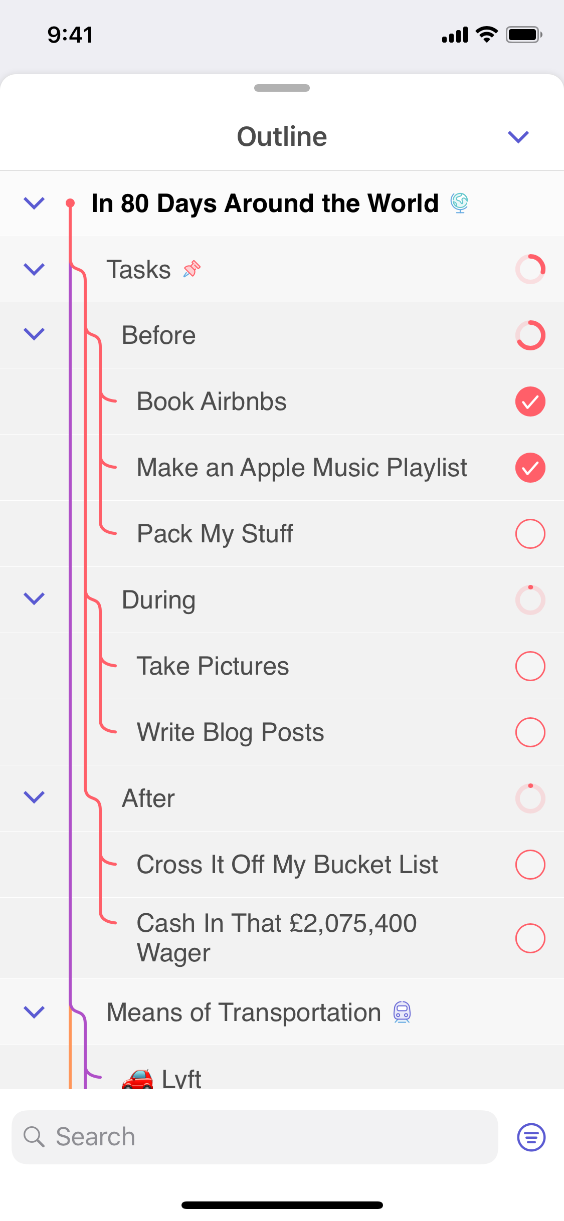Outline Mode